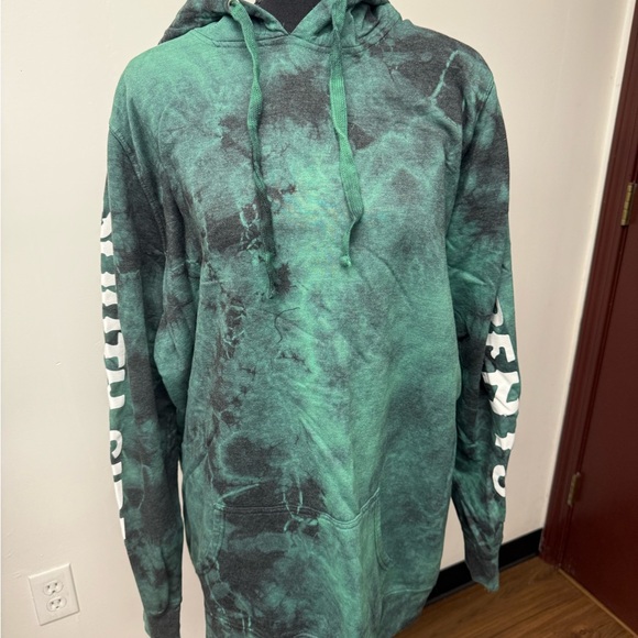 Green Tie-Dye Southside Serpents Hoodie - Riverdale - Plus Size 3X - Picture 1 of 4